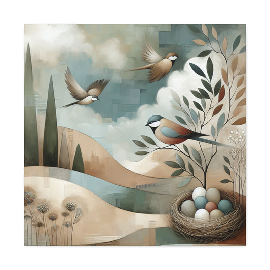 "Enchanted Avian Dreams" - Canvas