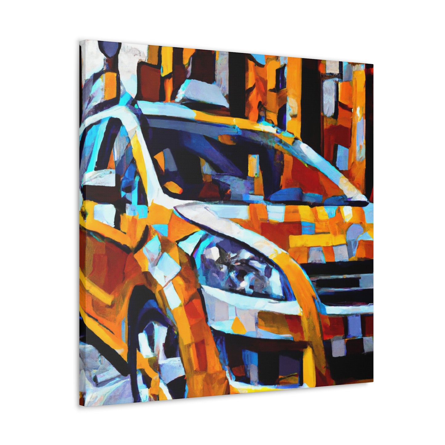 "Taxi On the Move" - Canvas