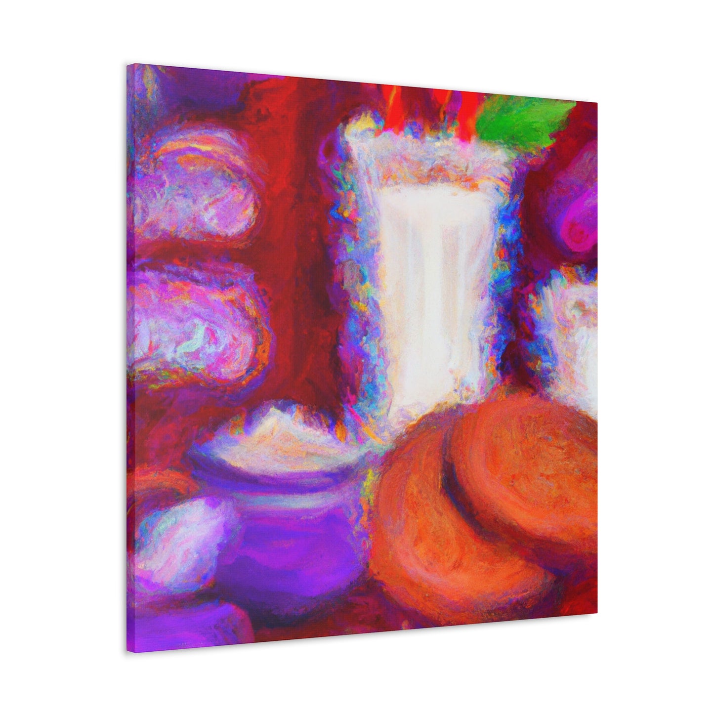 "Milk and Cookies Fantasy" - Canvas