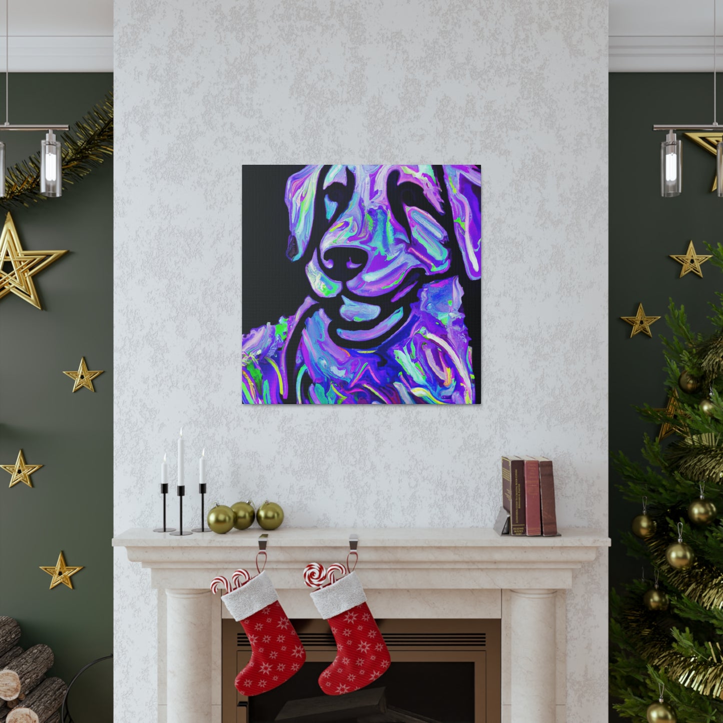 "Labrador in Expressionism" - Canvas