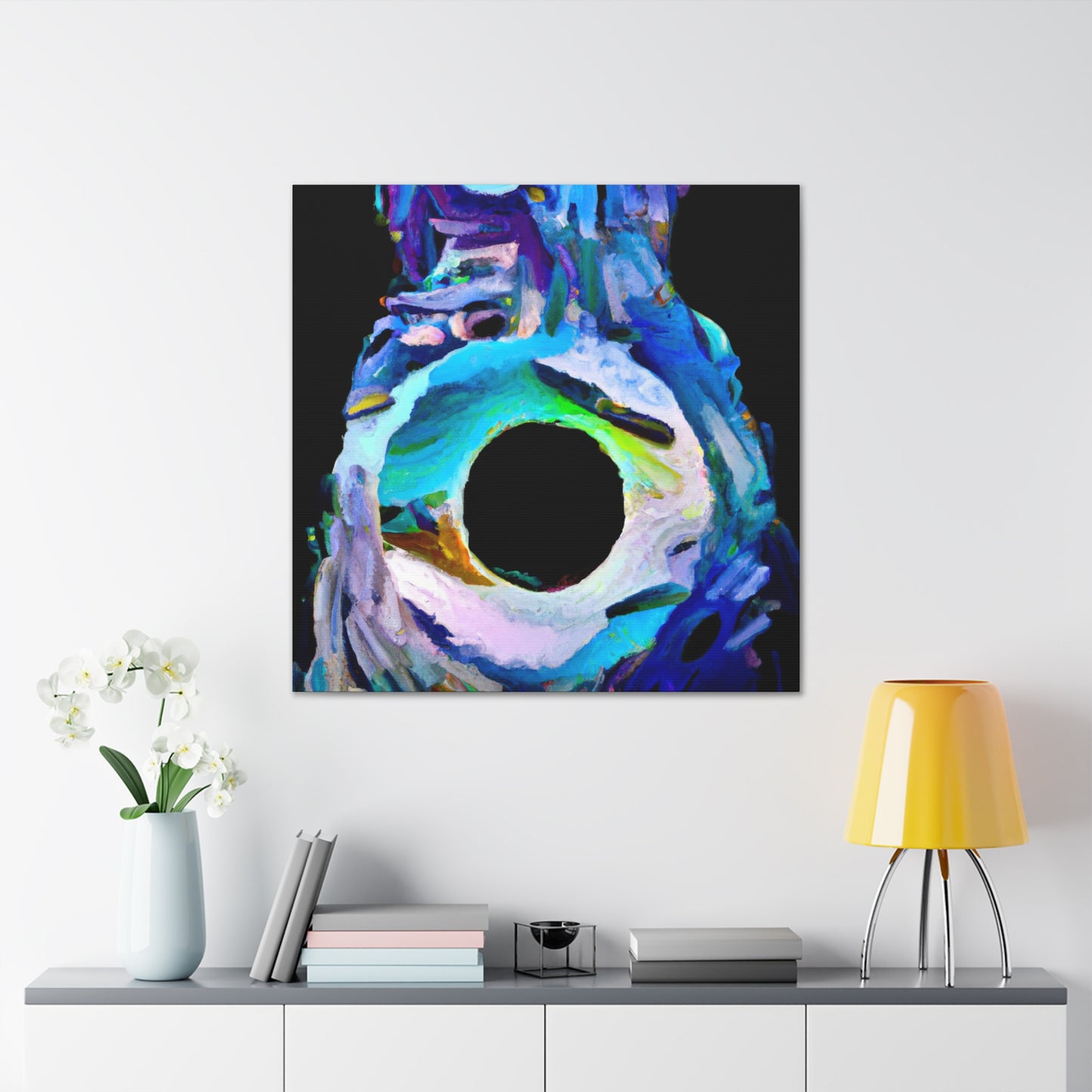 "Doughnut of Joyful Vibrance" - Canvas