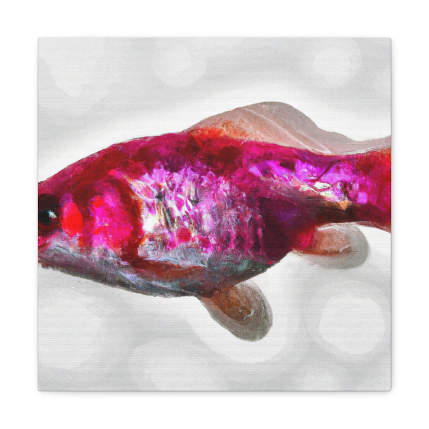 "Killifish in Bloom" - Canvas