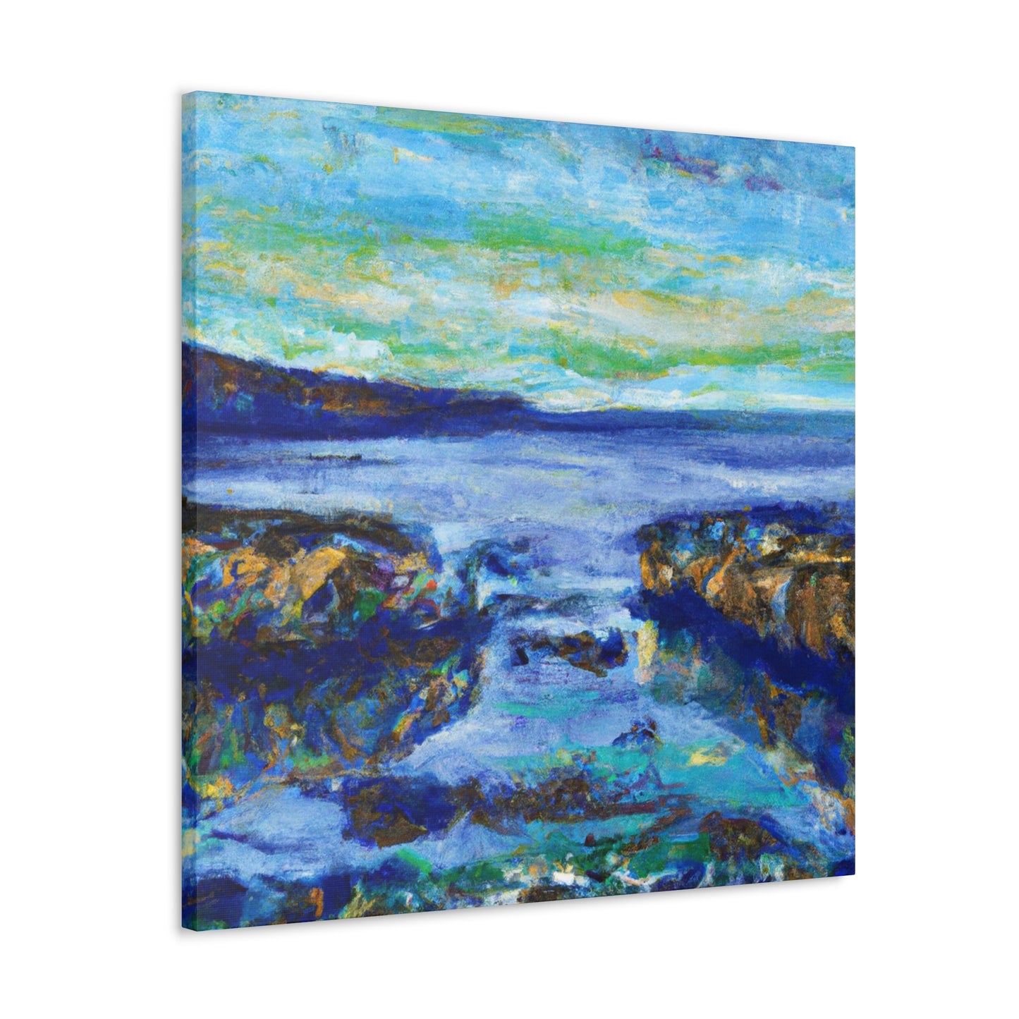 Coastline, Impressionist Style - Canvas