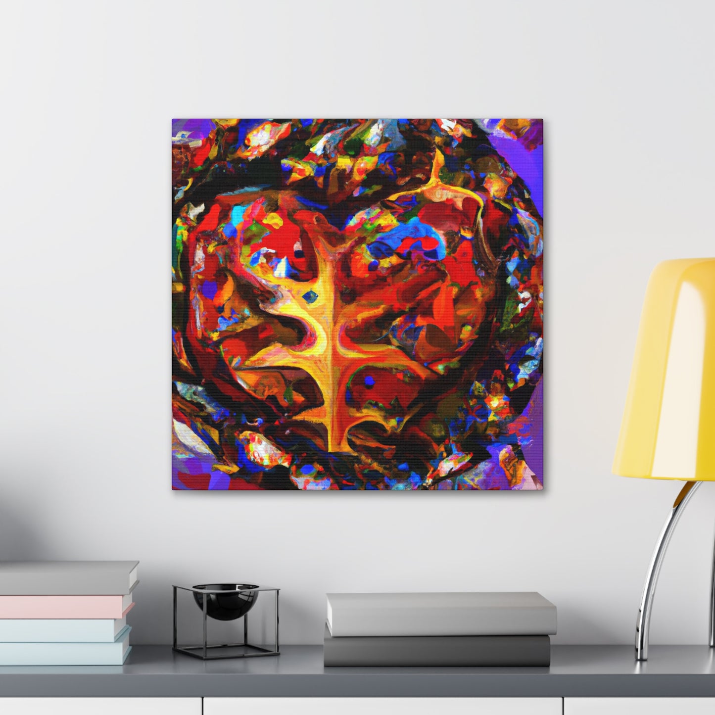 "Joyful Christmas Baubles" - Canvas