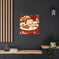 Cheese and Grapes Ablaze - Canvas