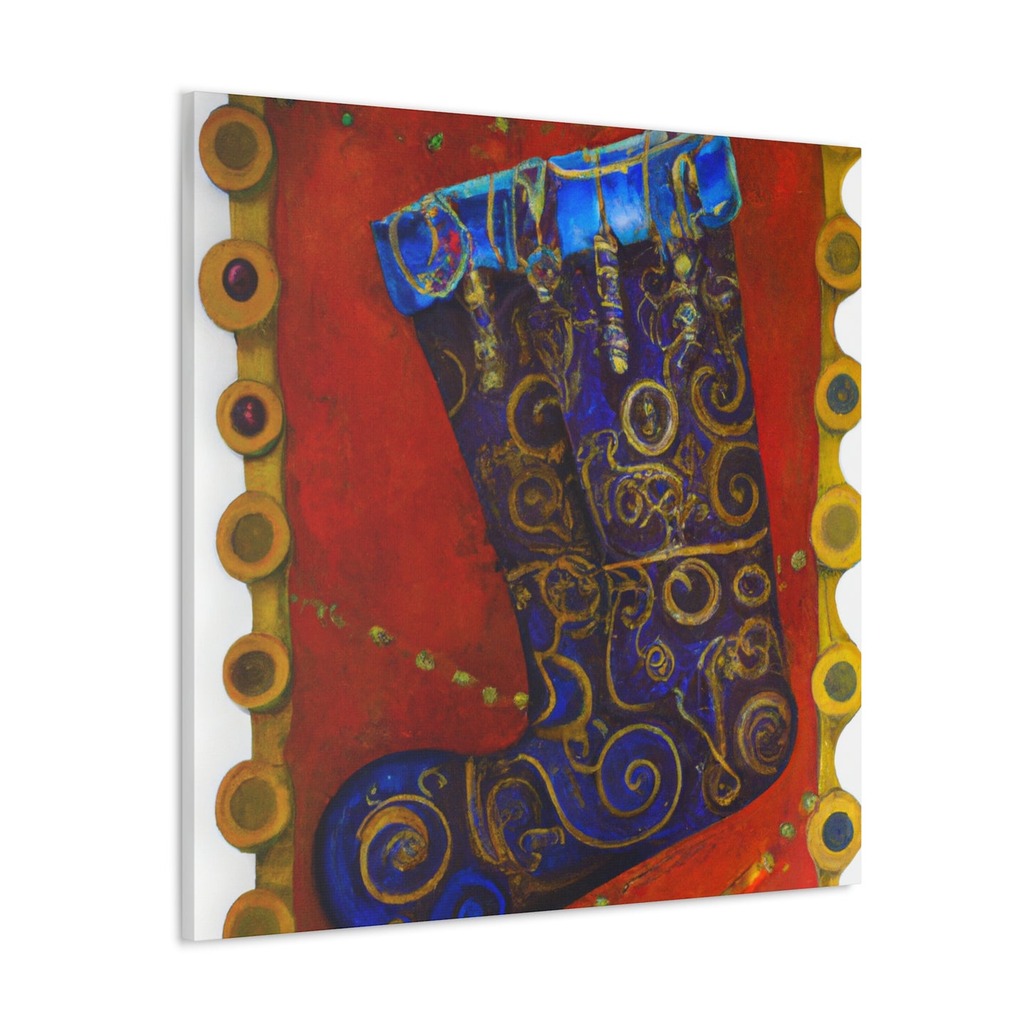 "Steampunk Stockings Flourish" - Canvas