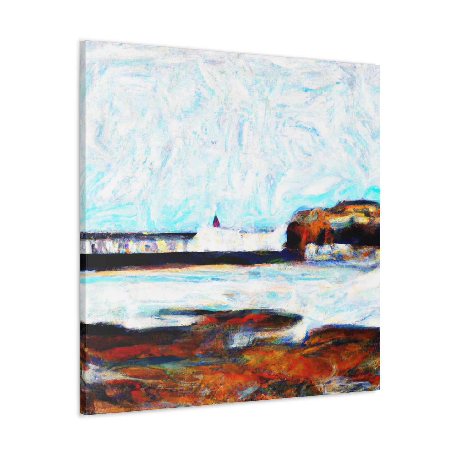 Seawall Expressionism Magic - Canvas