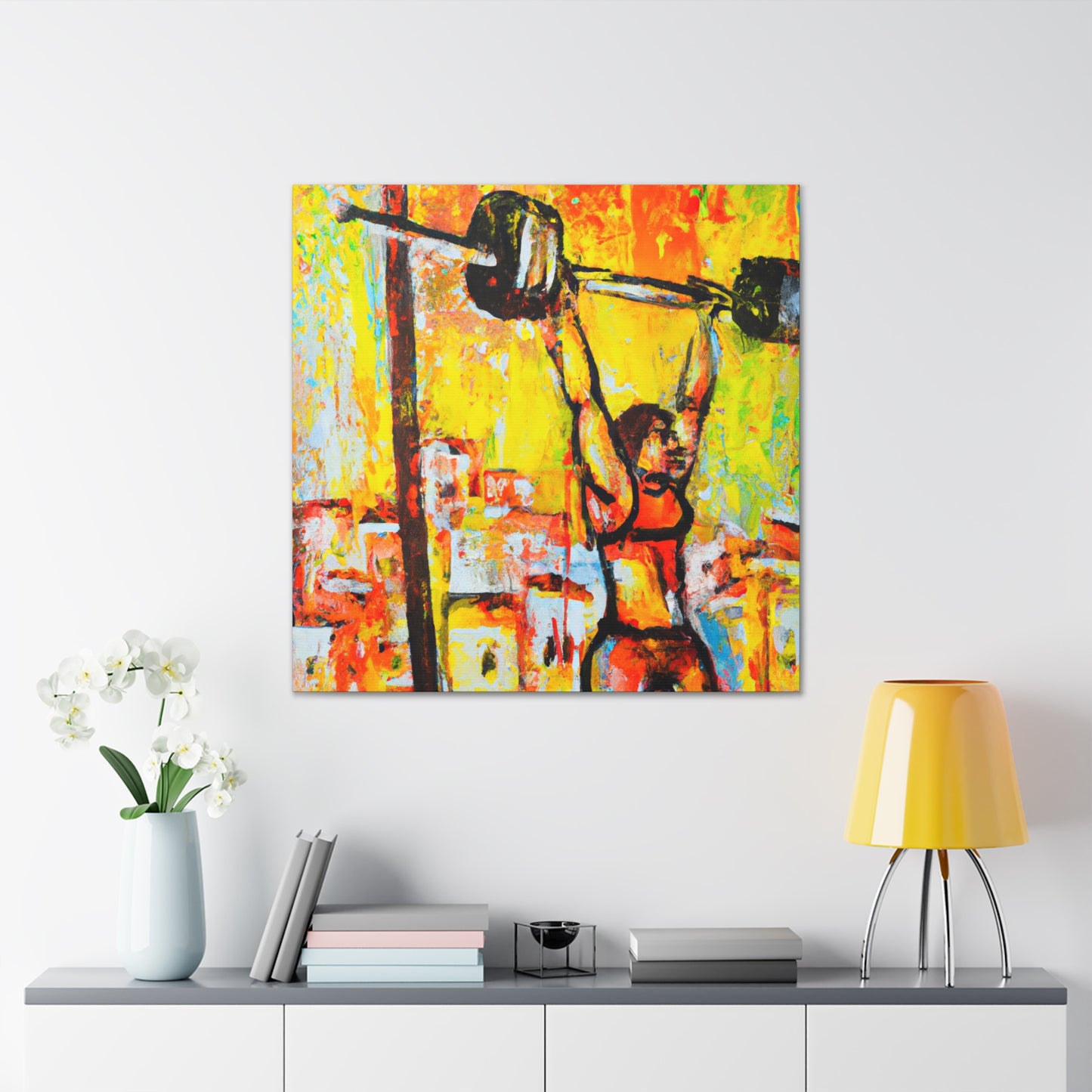 Strength Through Lifting - Canvas