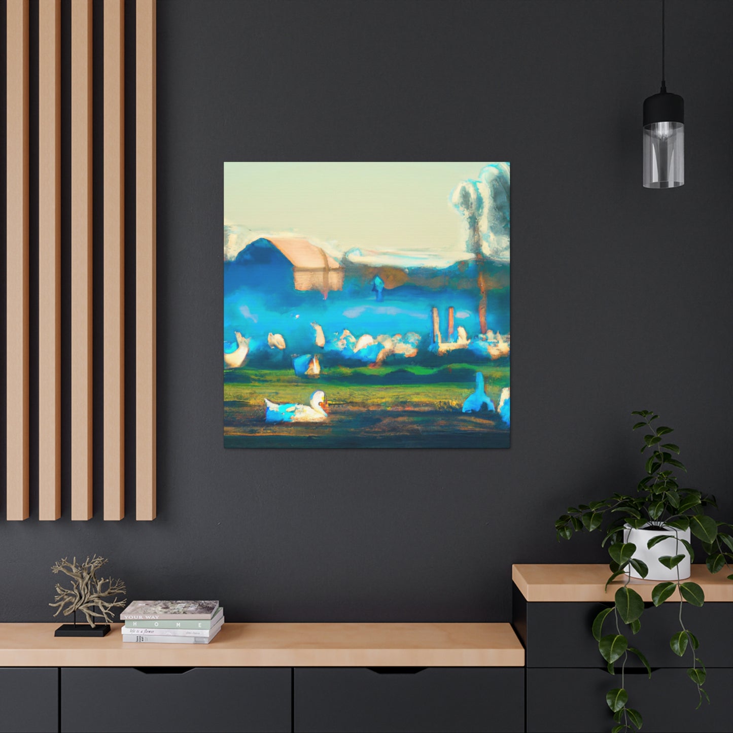 DUCK Illuminated Sunrise - Canvas