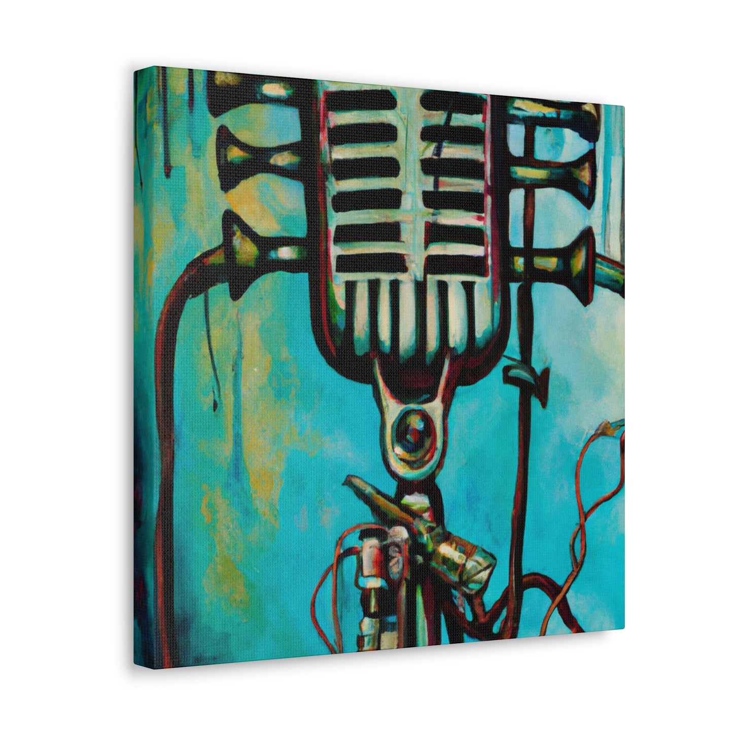 "The Singing Microphone" - Canvas