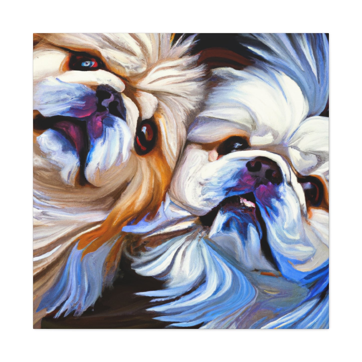 "Pekingese in Splendor" - Canvas