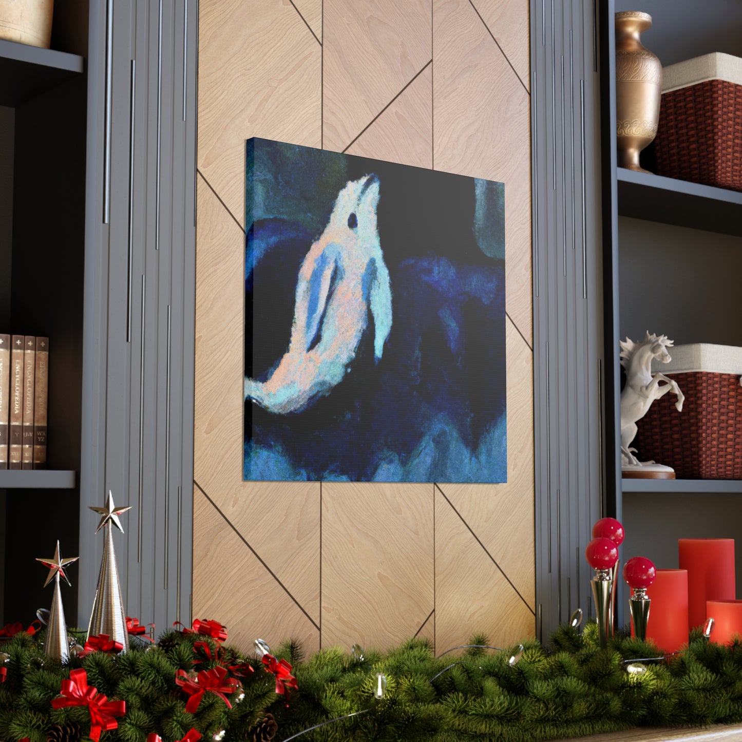 Beluga Whale Totem Dance - Canvas