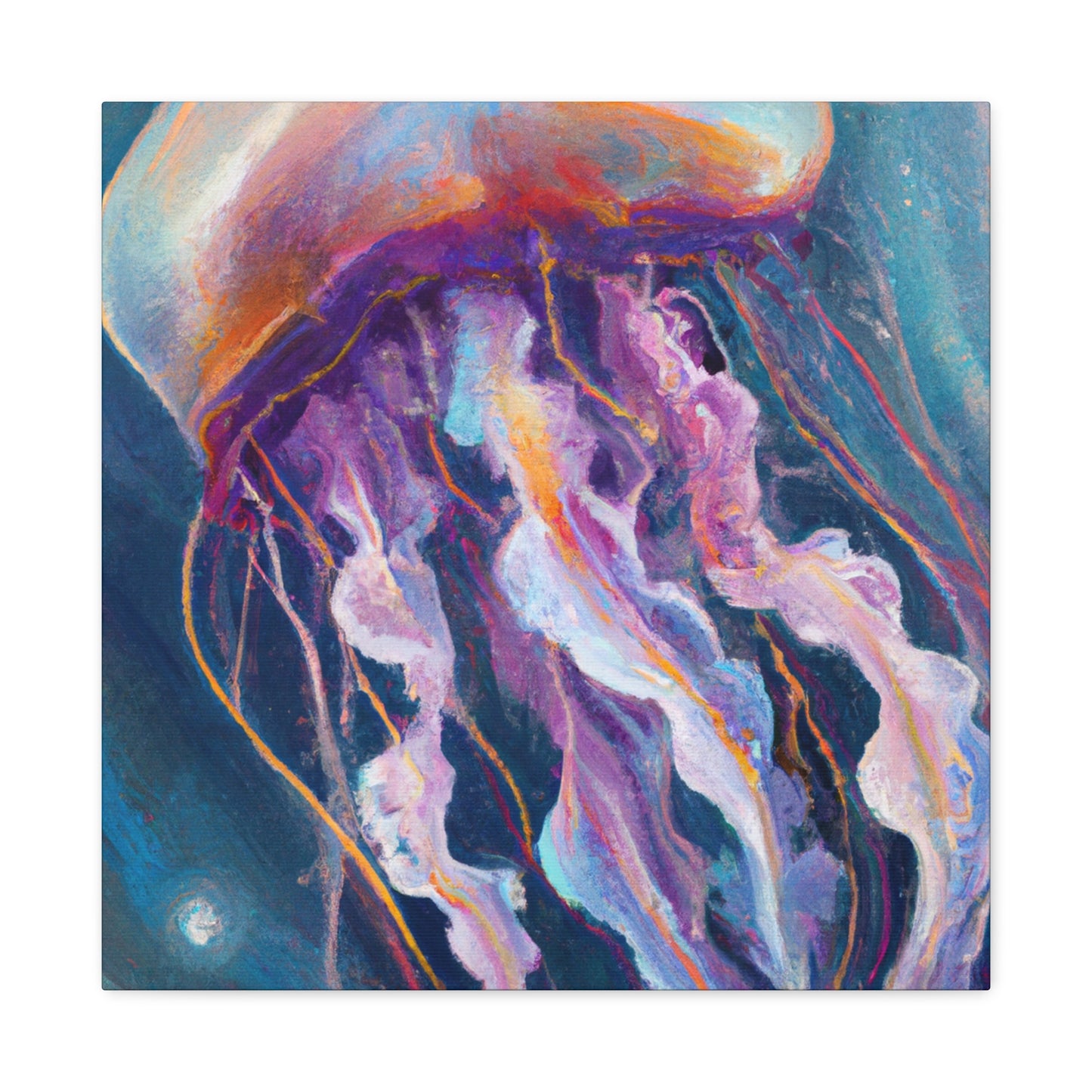 "Jellyfish in Art Deco" - Canvas