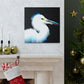 Snowy Egret Memory. - Canvas