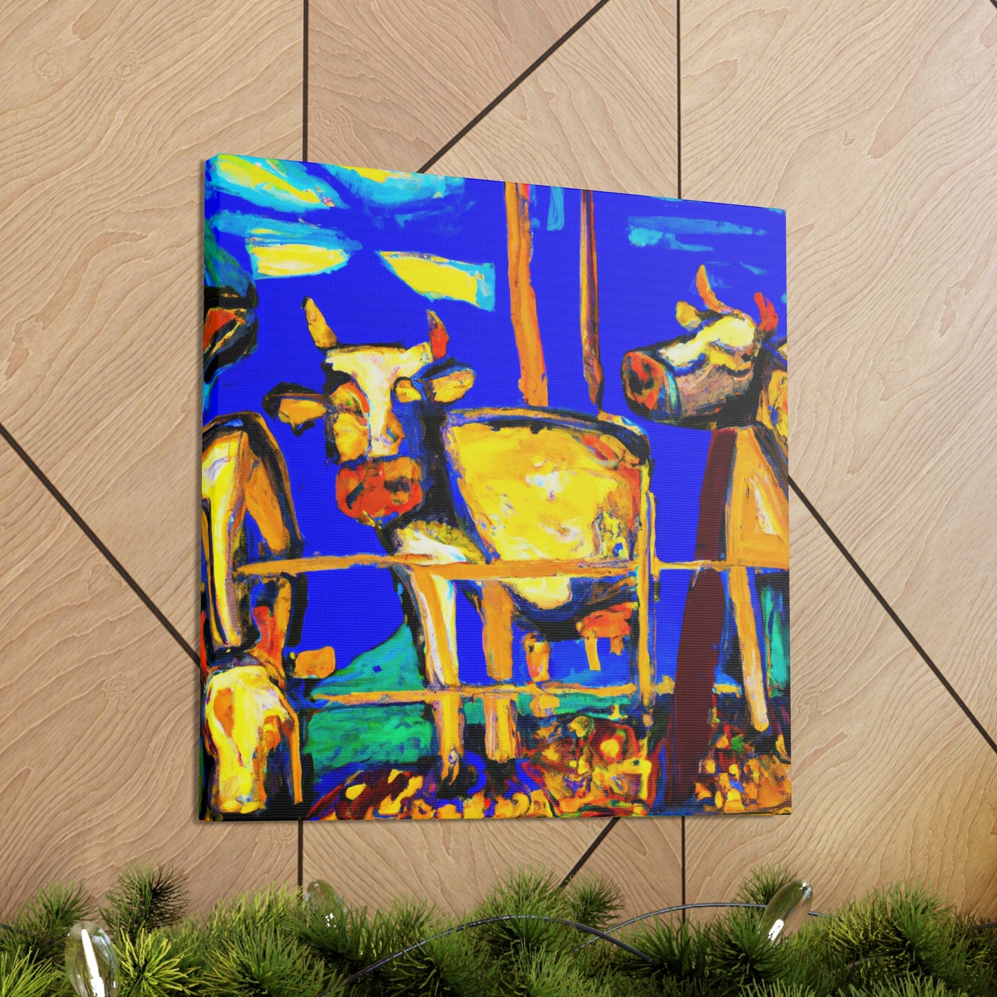 "Cow of Emotional Splendor" - Canvas