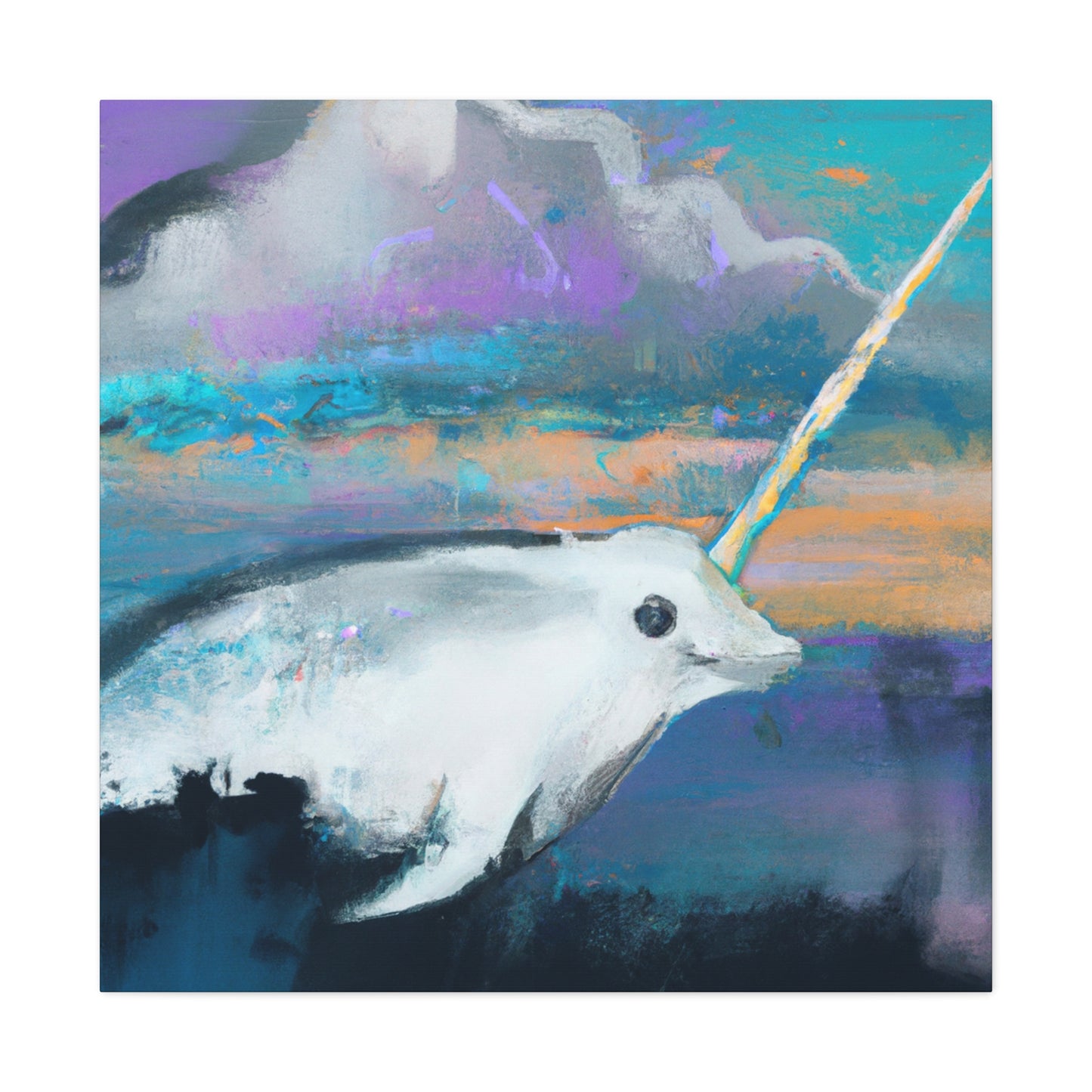 "Narwhal in Symphony." - Canvas