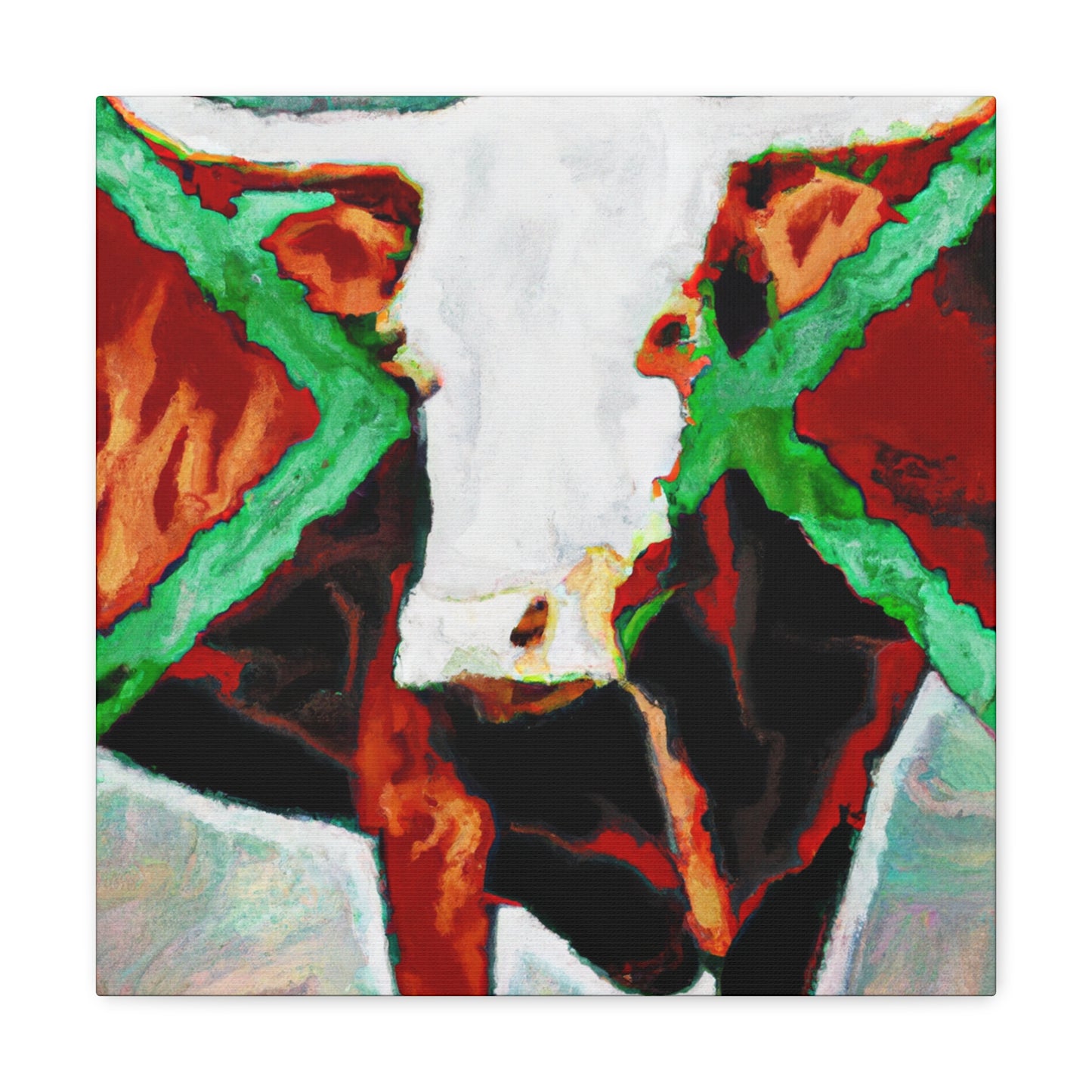 "Lone Texas Longhorn" - Canvas