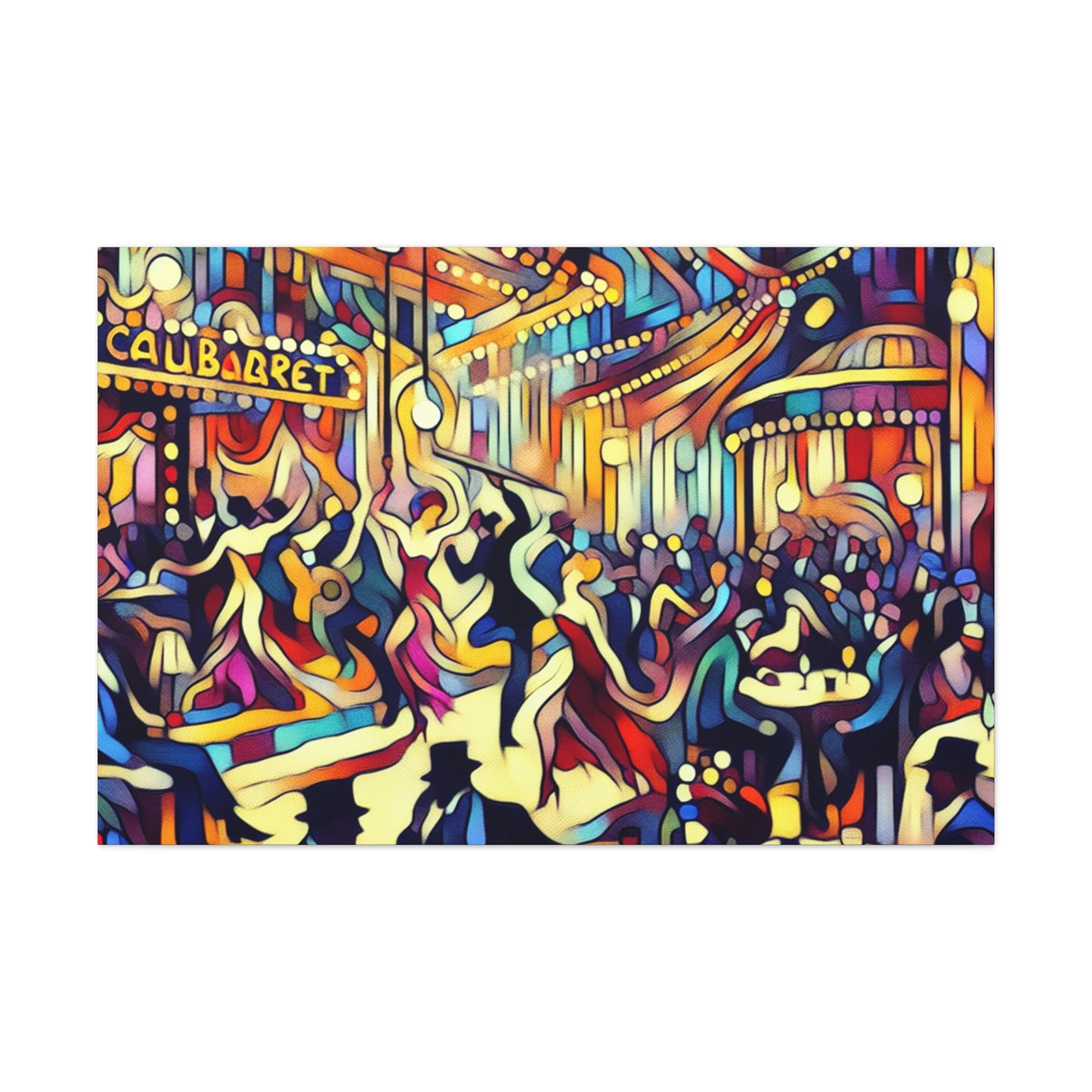 Vibrant Cabaret Extravaganza - Canvas