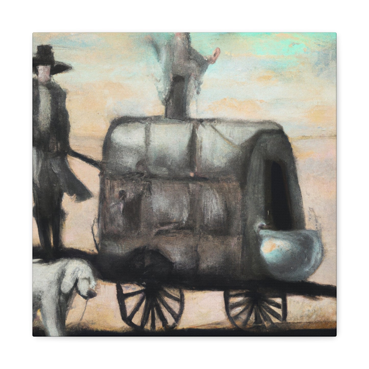 "Chuck-Wagon in Surreality" - Canvas