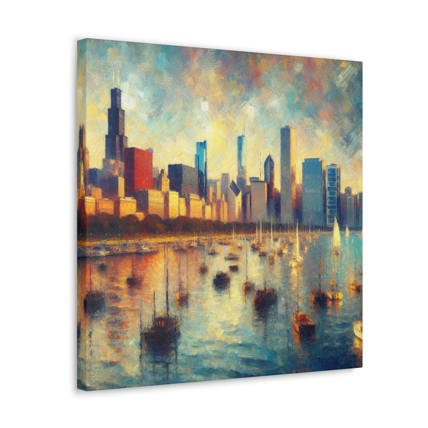 "Cityscape of Hope" - Canvas