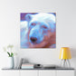 Polar Bear Impressionism - Canvas