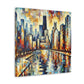 City of Steel Mirage - Canvas