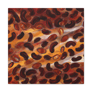 Coffee Beans Expressionism - Canvas