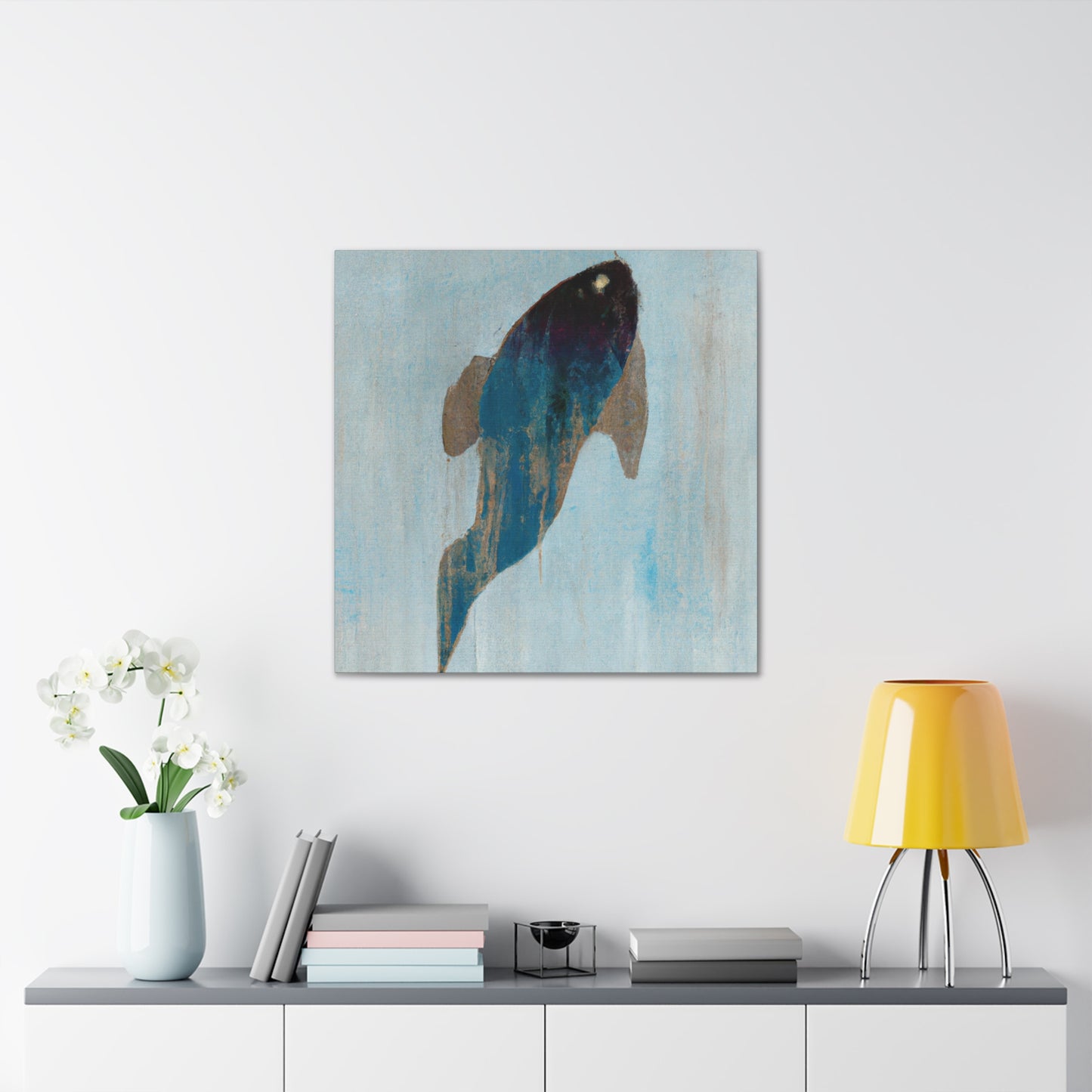 "Fish in Abstract Thought" - Canvas