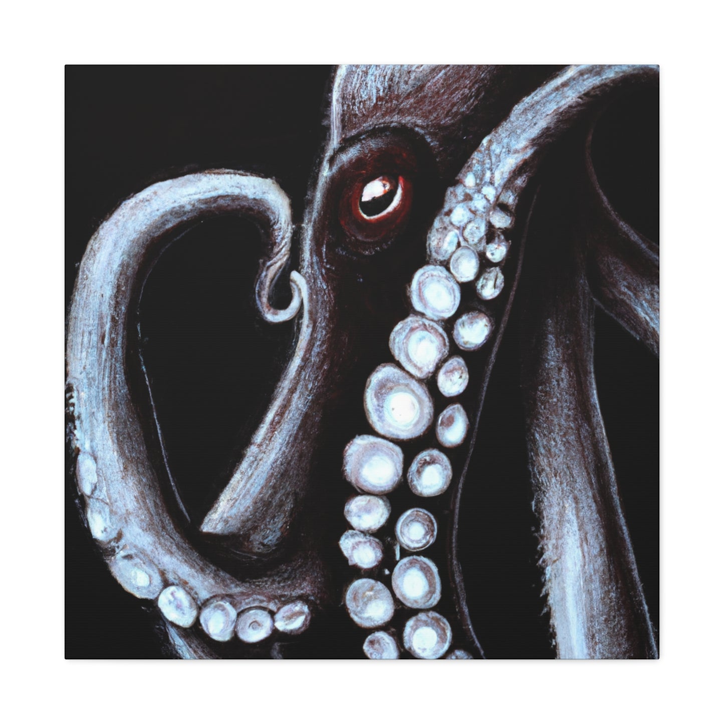 Octopus in Hyperrealism - Canvas