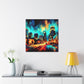 "Vibrant Urban Dream" - Canvas