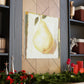 Pear in Soft Hues. - Canvas