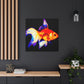 "Golden Fish Delight" - Canvas