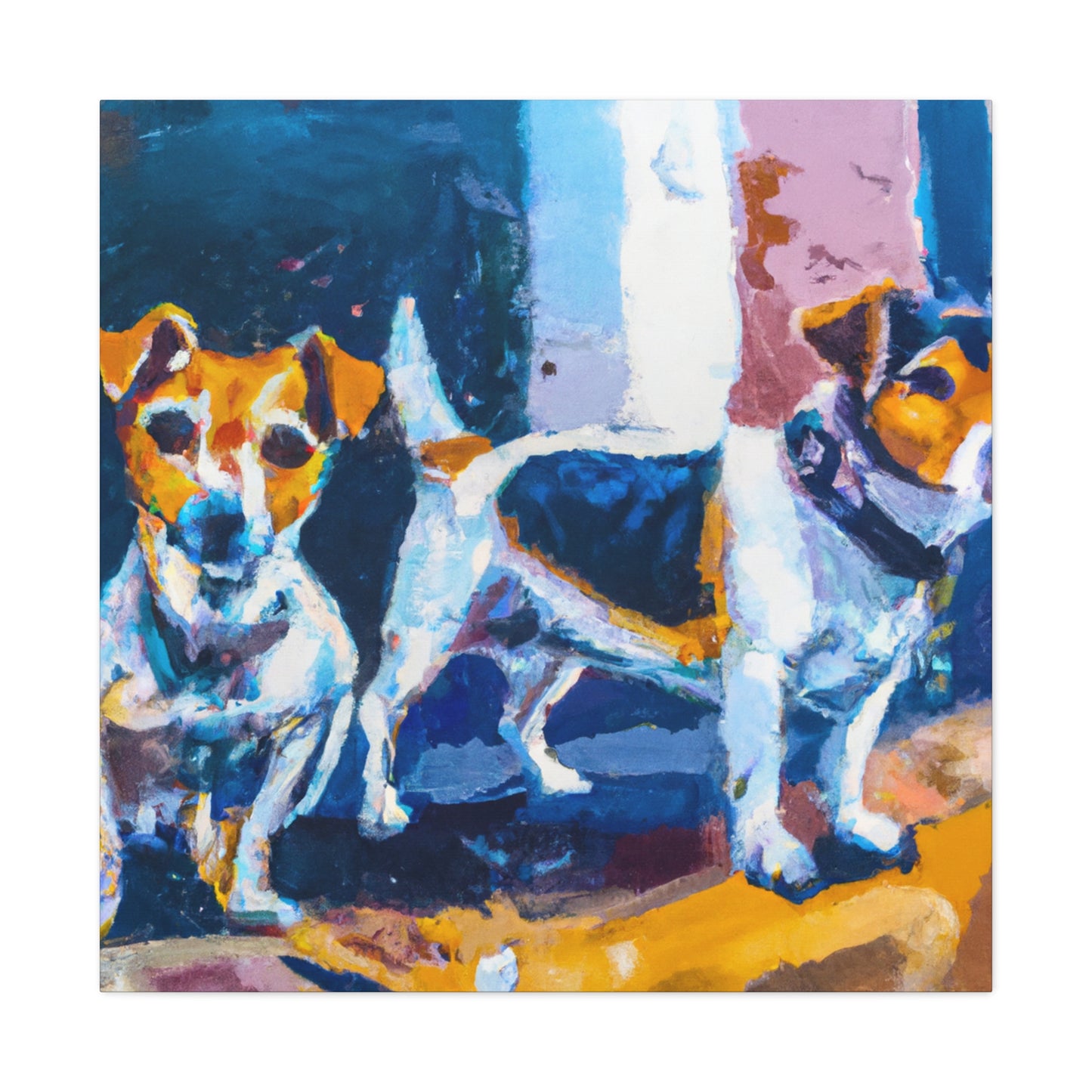 Jack Russell Masterpiece - Canvas