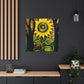 "Radiant Sparkling Sunflower." - Canvas