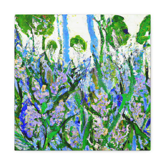 Wildflower Whimsy Abstraction - Canvas