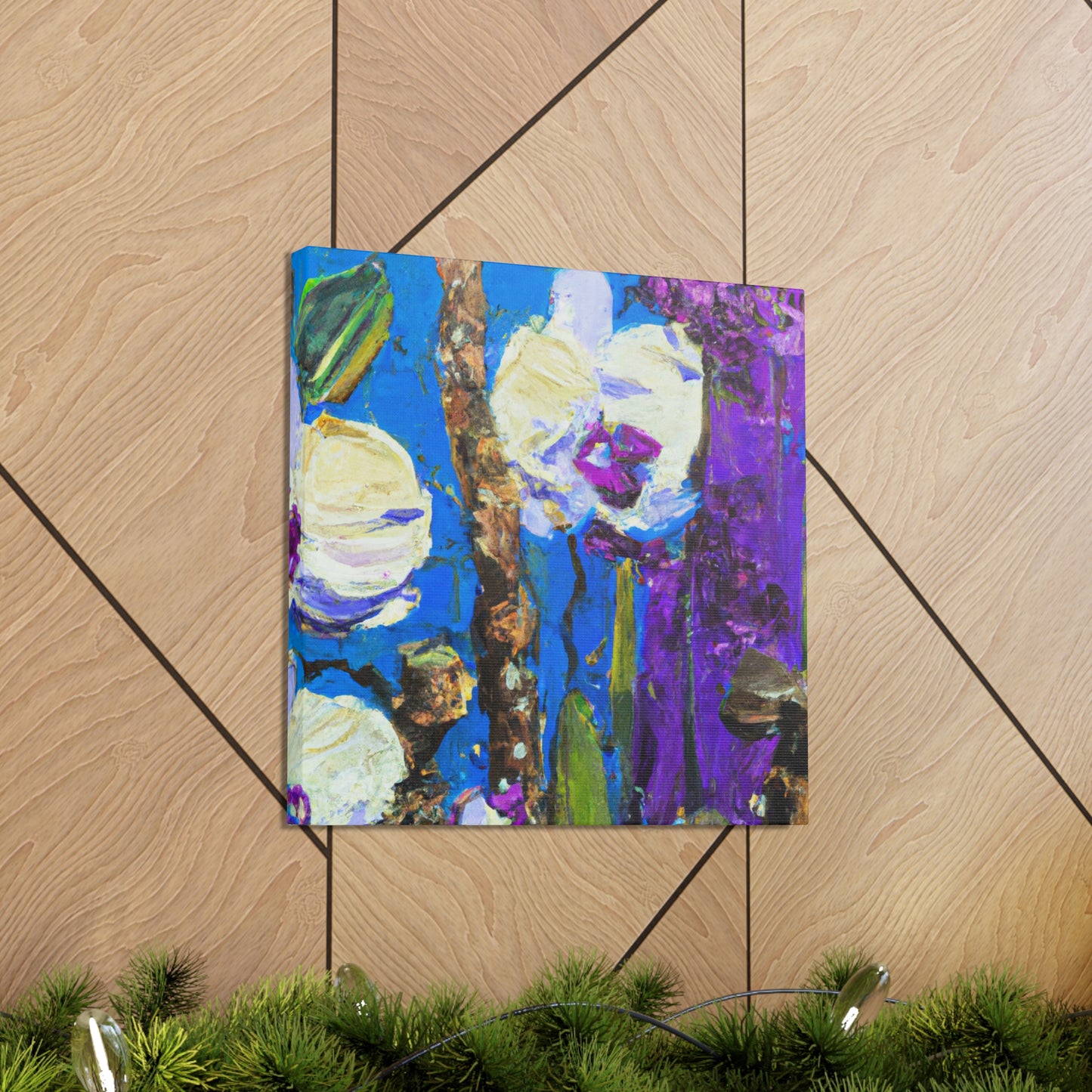 "Orchid in Abstraction" - Canvas