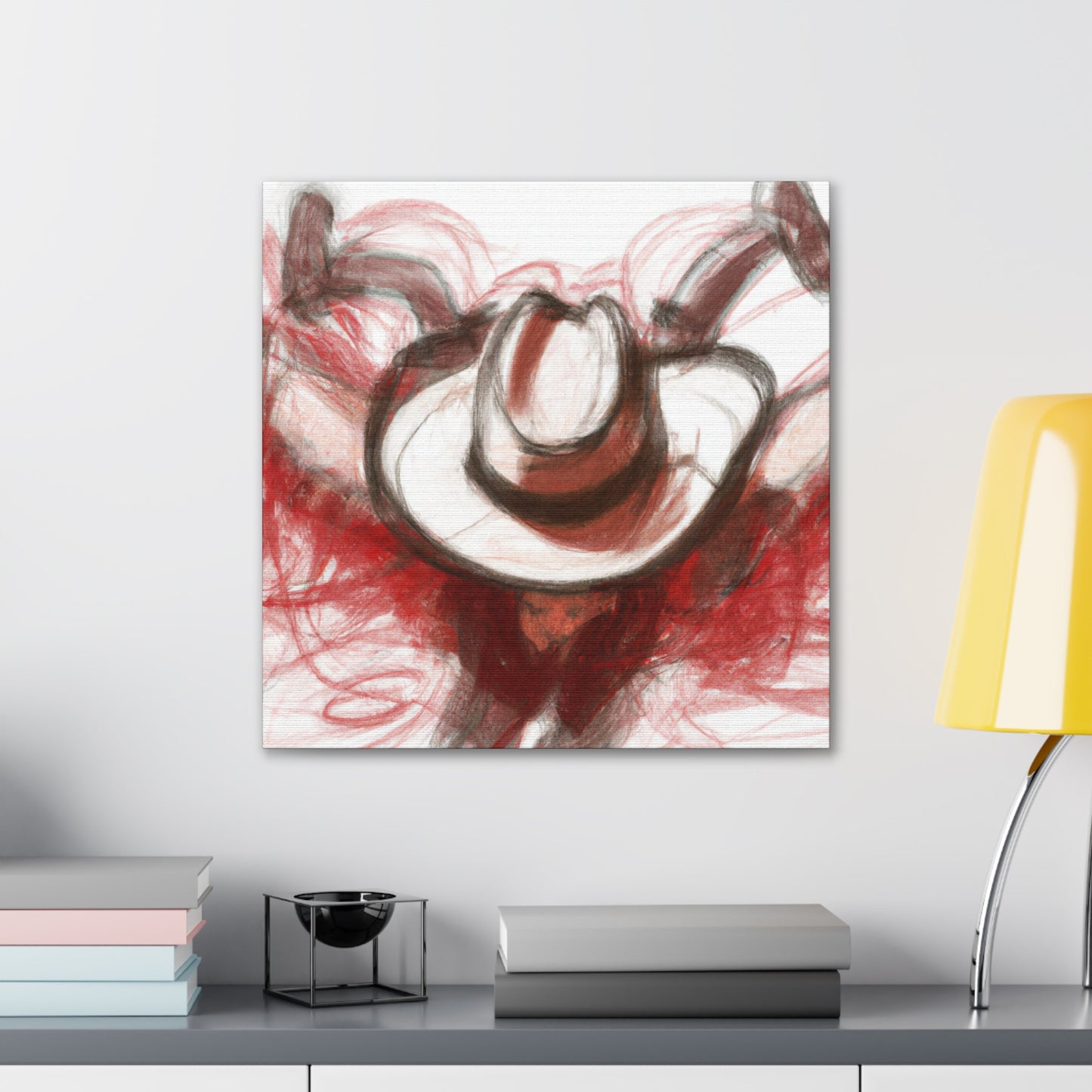 Cowboy Hat Contemplation - Canvas