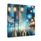 "Urban Lightscape's Enigma" - Canvas