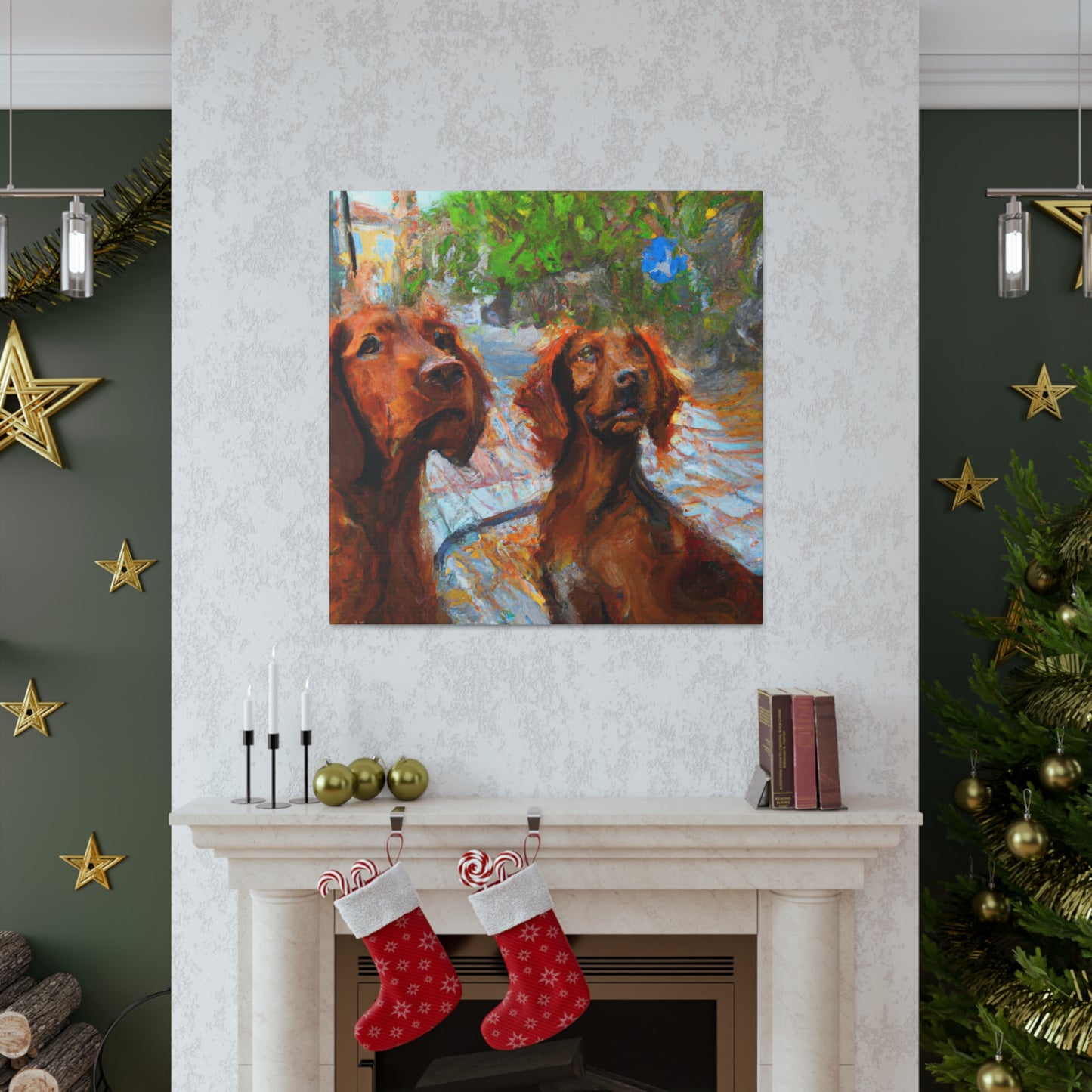 Irish Setter Portrait - Canvas