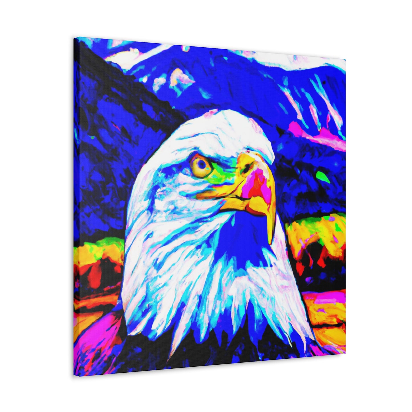 "Majestic Flying Eagle" - Canvas