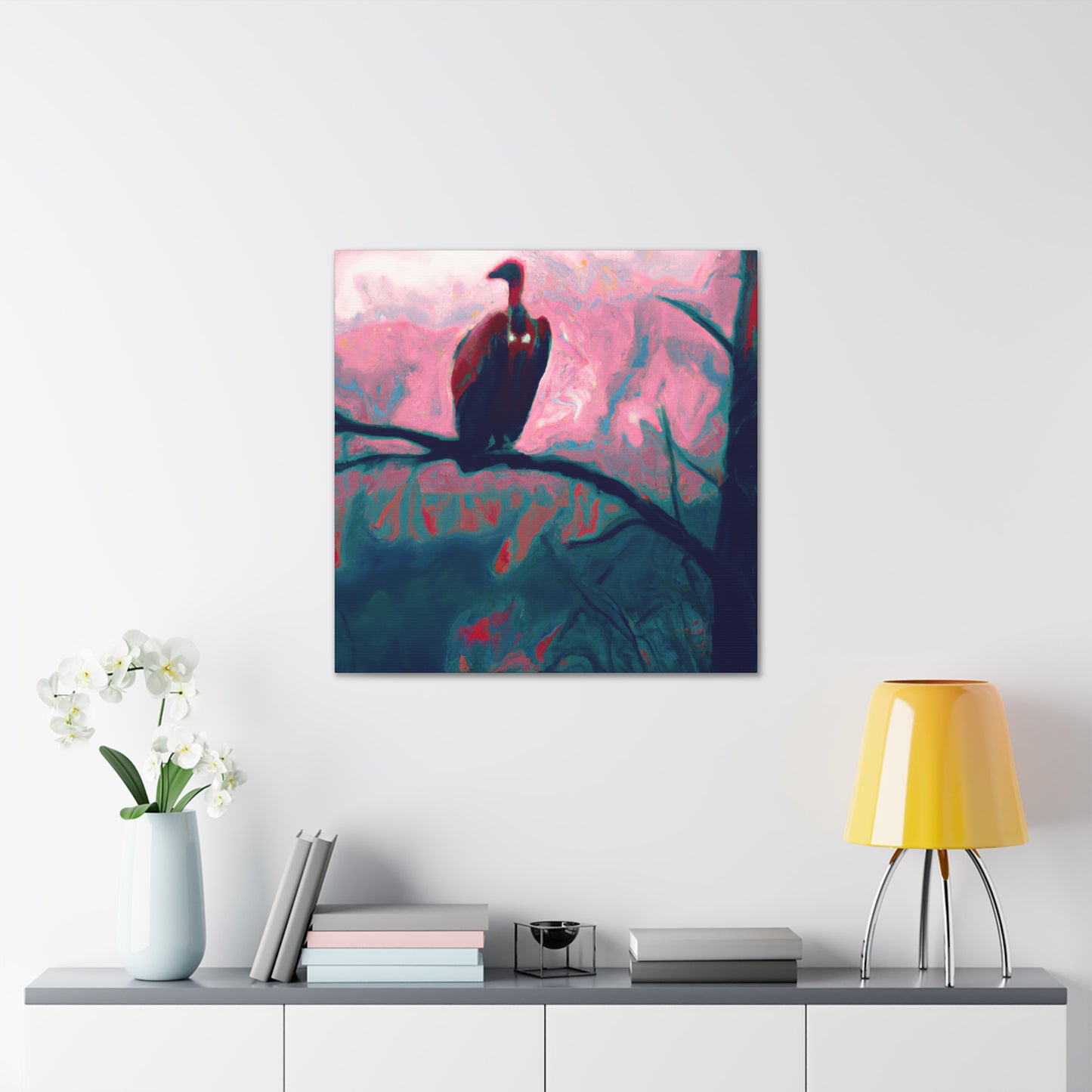 Vulture's Perched Form - Canvas