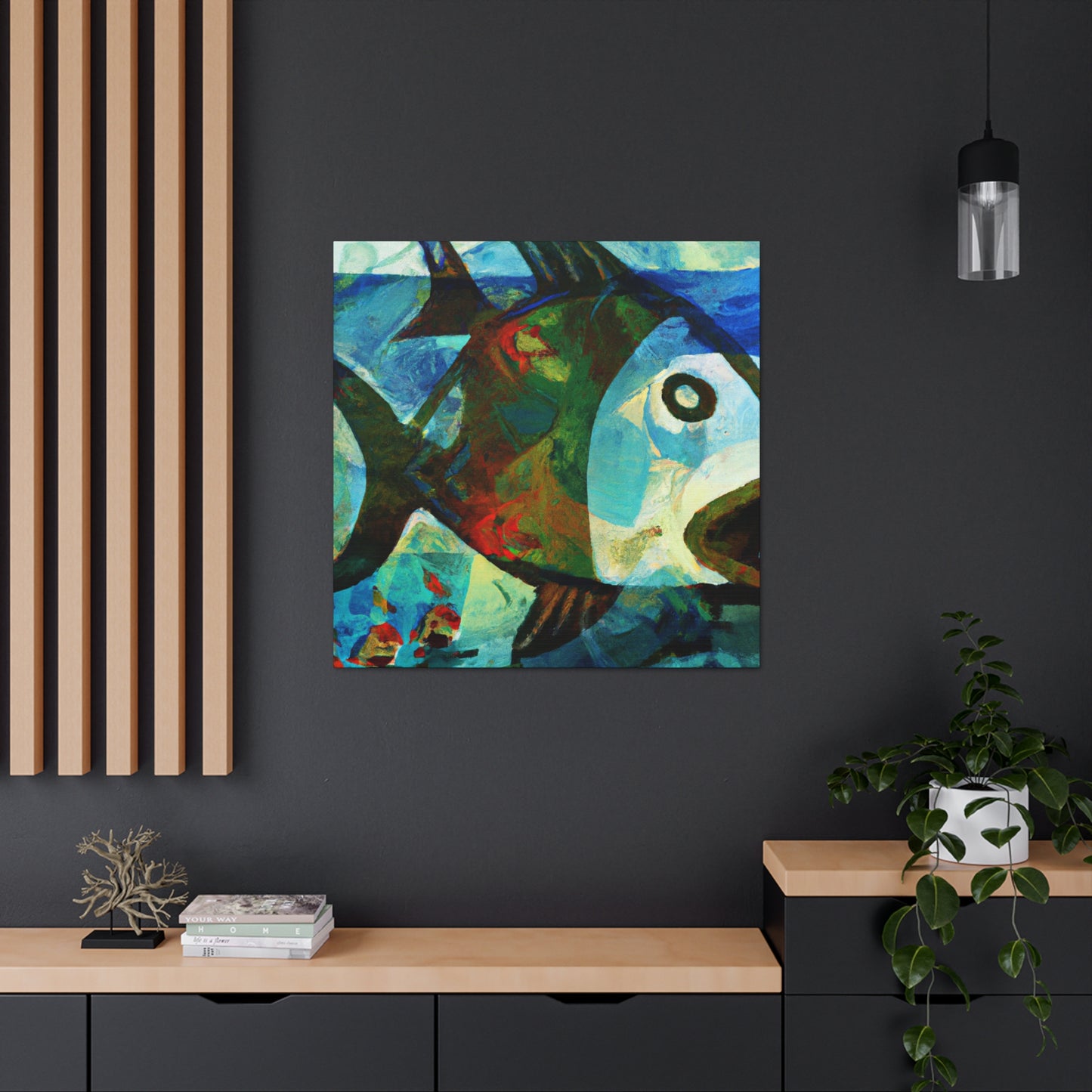 Fish in an Ocean - Canvas