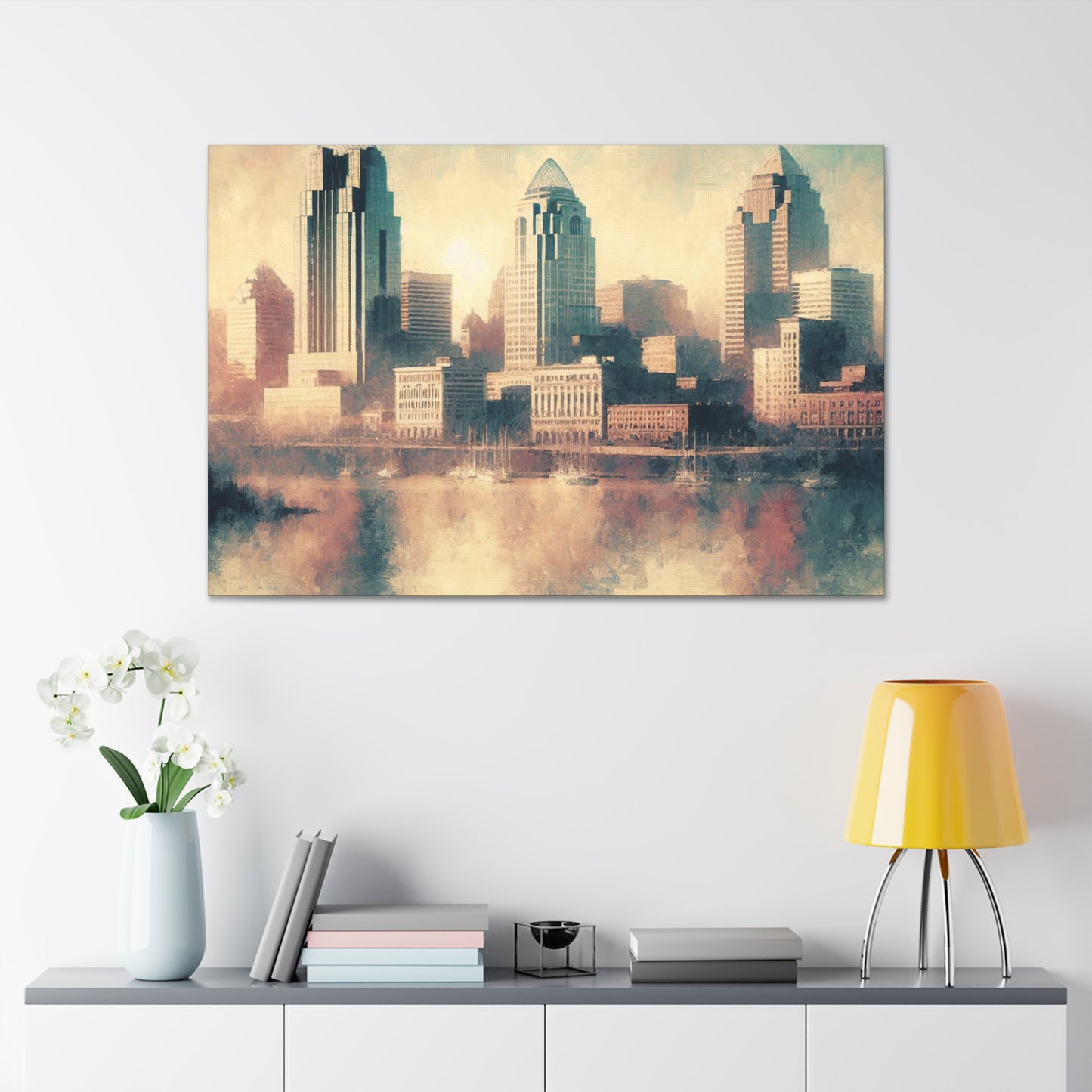 "Cincinnati's Urban Symphony" - Canvas