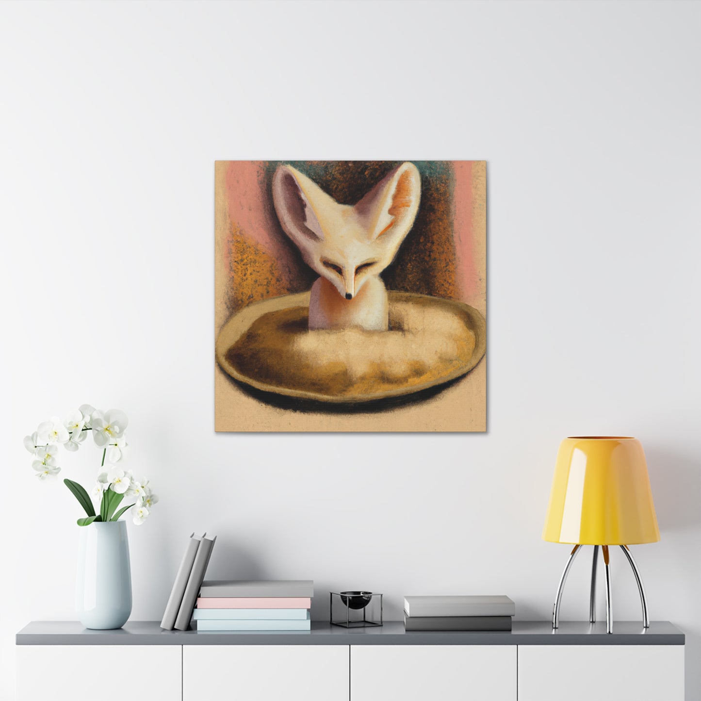 Fennec Fox Dreamscape - Canvas