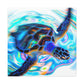 Sea Turtle Mural. - Canvas