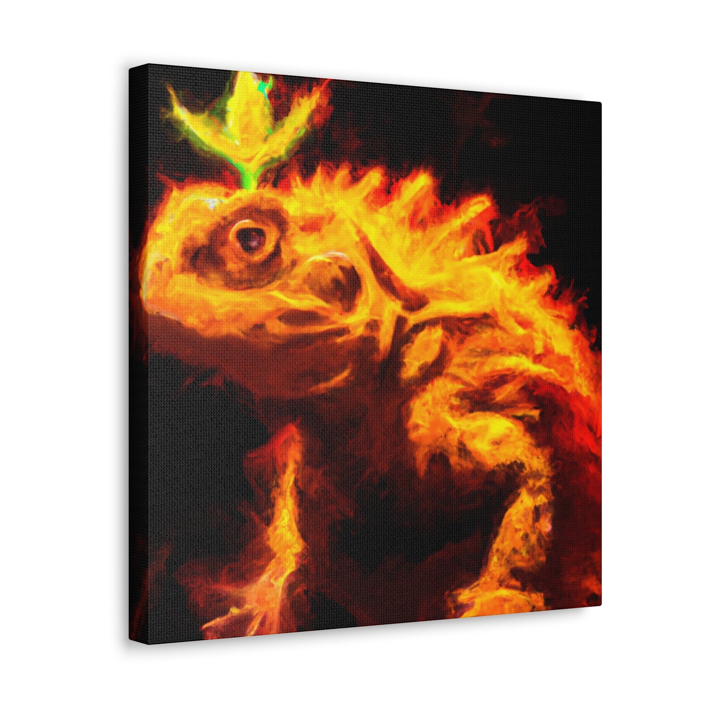 "Horned Lizard Reflection" - Canvas