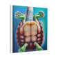 Turtle in the Water - Canvas