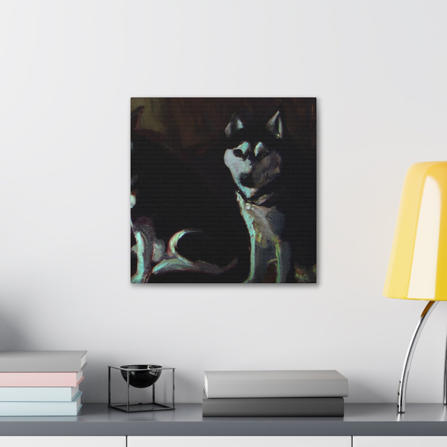 Siberian Husky Gaze - Canvas