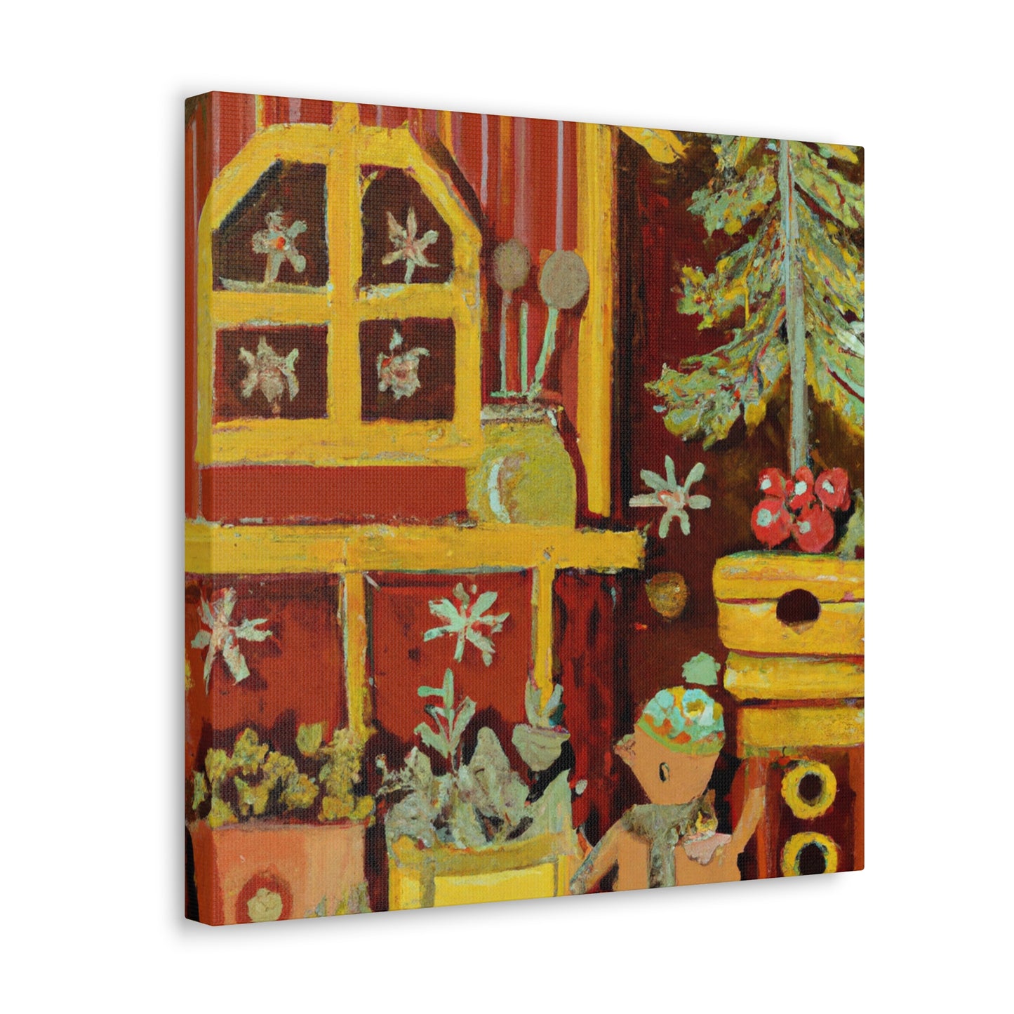 Santa's Magical Workshop - Canvas