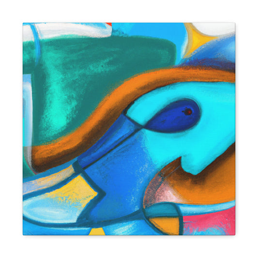 "Walleye in Abstract Form" - Canvas